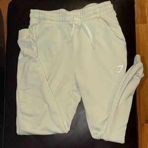 Light green gym shark joggers size small